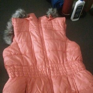 Hooded down vest